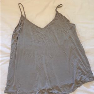 Gray loose tank
